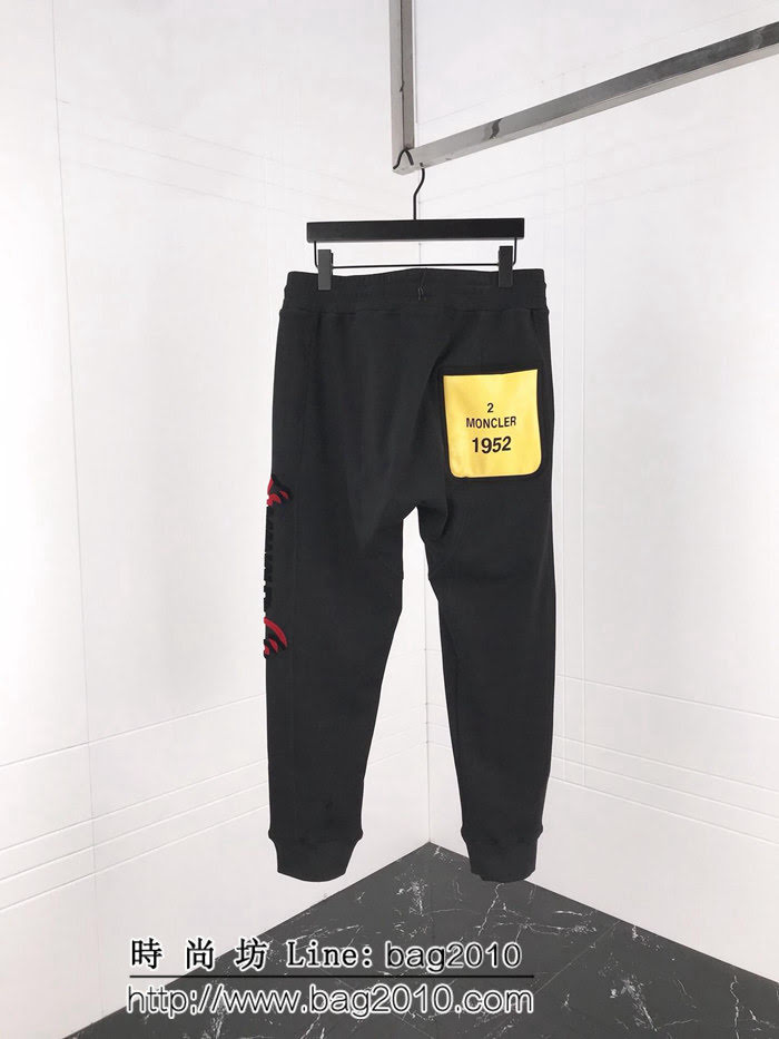 MONCLER蒙口 1952系列 專櫃定制 18FW最新 男款加絨衛褲 ydi1844